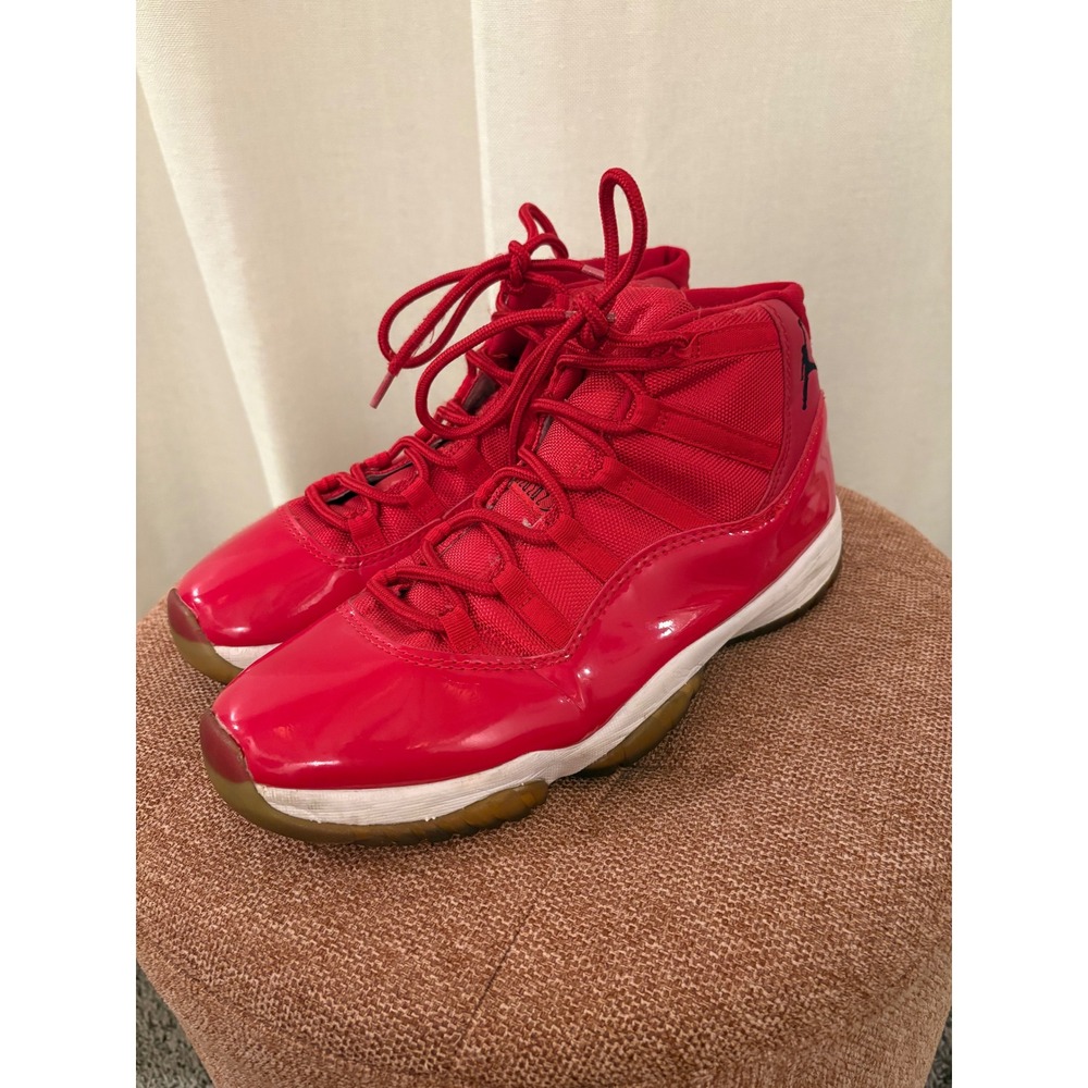 Air Jordan 11 Retro Win Like 96 Gym Red White Black 378037-623 Mens 11